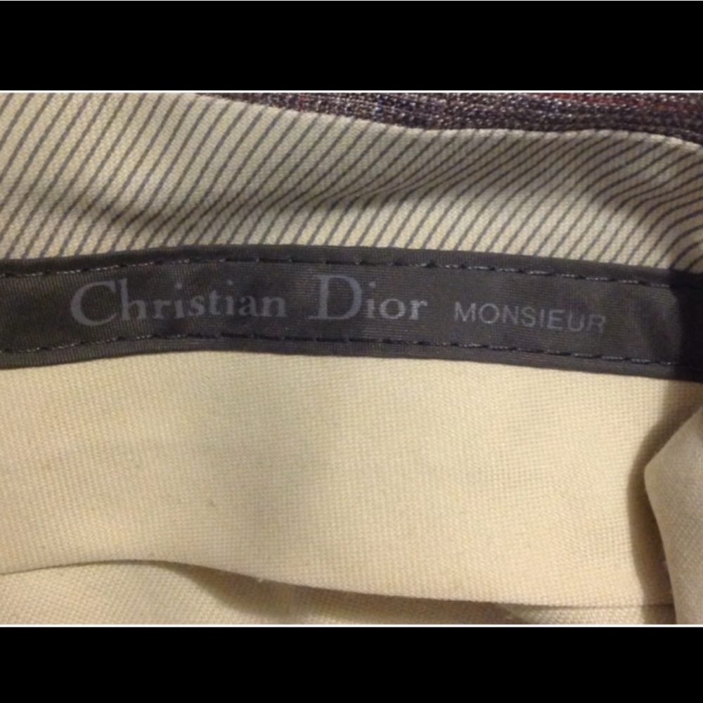 Christian Dior Suit w/“Happy Birthday” written all over jacket, pants & tie L - Picture 5 of 8